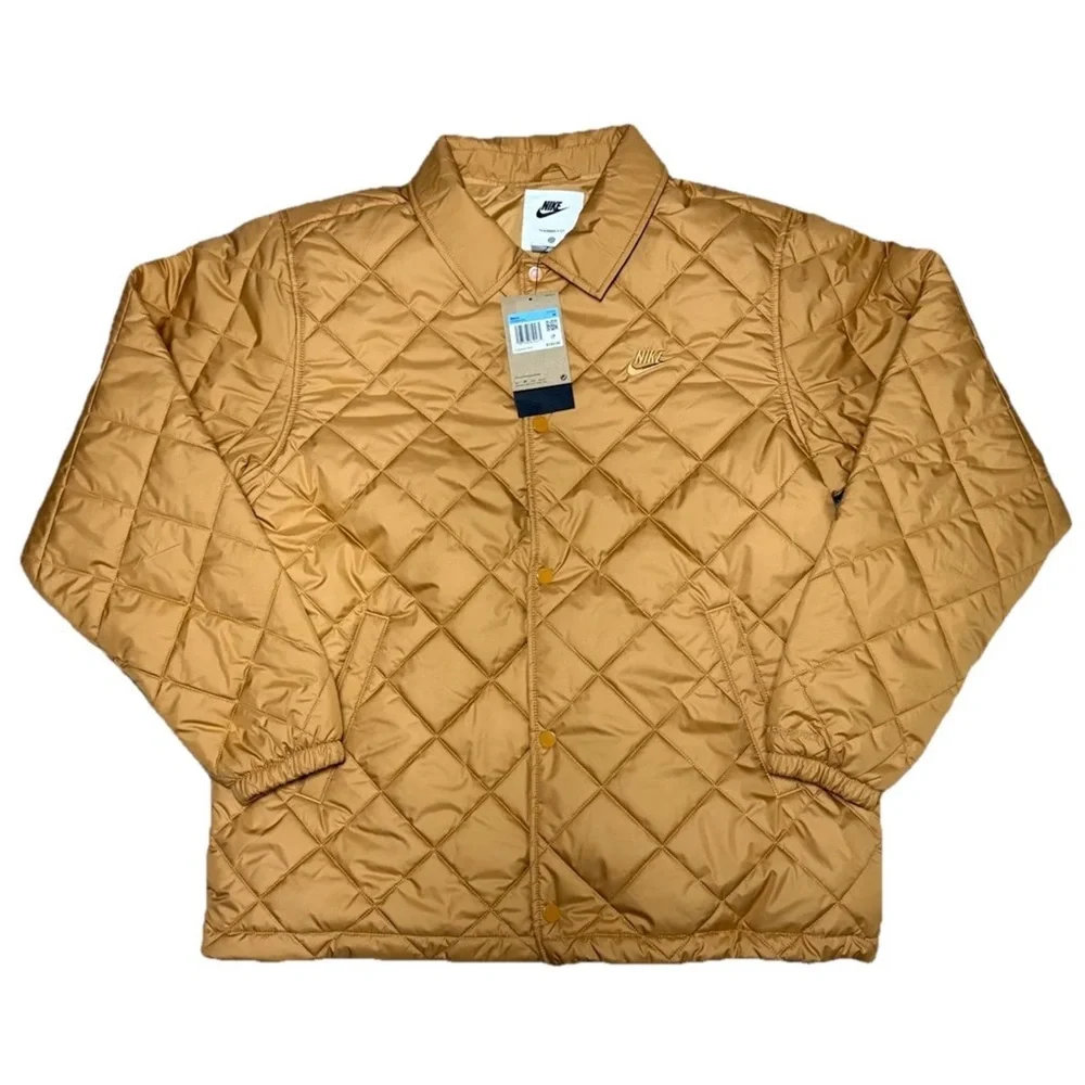 Size M NEW Nike Club Men’s Lightweight Quilted Therma-FIT Jacket FZ0634-224